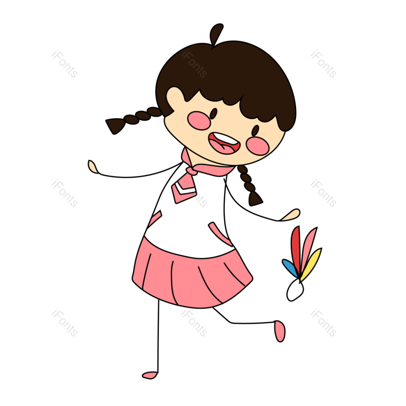 简笔画图片,小孩元素,PNG,免抠素材